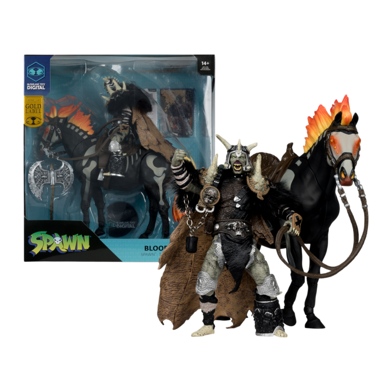 Spawn - Bloodaxe Spawn The Dark Ages 2 Pack Gold Label 7 Inch Figure