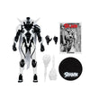 Spawn - The Deviant (Rat City) Black & White Spawn Rat City #1 Uncolored 7 Inch Figure with Comic