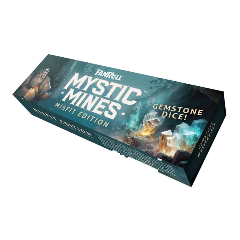 Metallic Dice Games - Fanroll Misfit Mystic Mines Gemstone Set