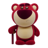 Toy Story - Lotso Flocked Figural Bank