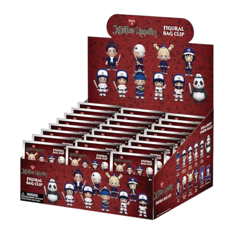 Jujutsu Kaisen - 3D Foam Bag Clips Series 3 Blind Bag (Single)