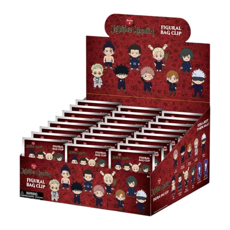 Jujutsu Kaisen - 3D Foam Bag Clips Series 4 Blind Bag (Single)