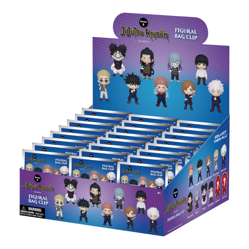 Jujutsu Kaisen - 3D PVC Bag Clips Series 6 Blind Bag (Single)