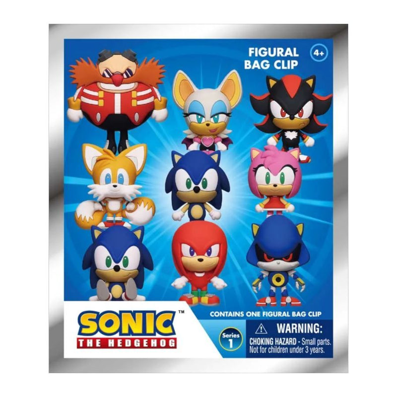 Sonic the Hedgehog - 3D Foam Bag Clips Blind Bag (Single)