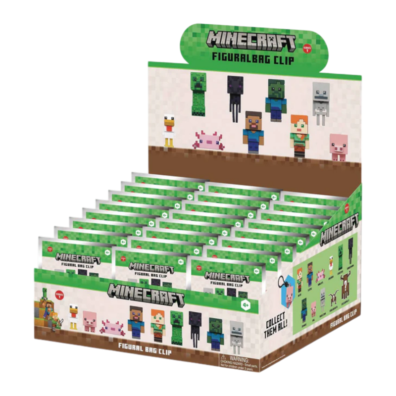 Minecraft - 3D Foam Bag Clips Series 1 Blind Bag (Single)