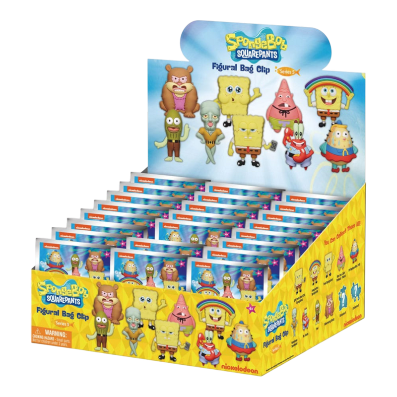 Spongebob Squarepants - 3D Foam Keychains Blind Bag Series 5 (Single)