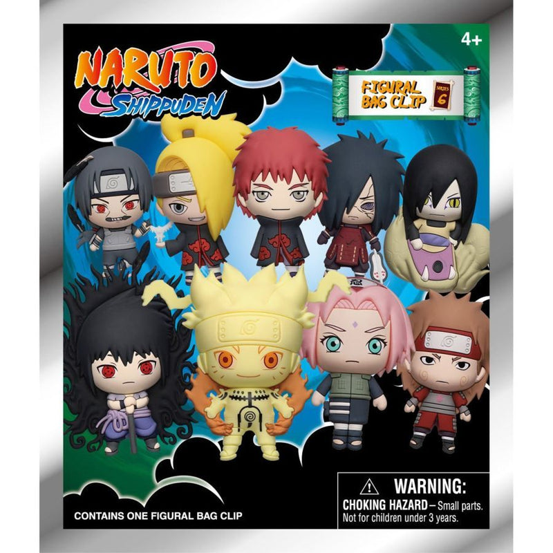 Naruto - 3D Foam Bag Clips (Series 6) Blind Bag (Single)