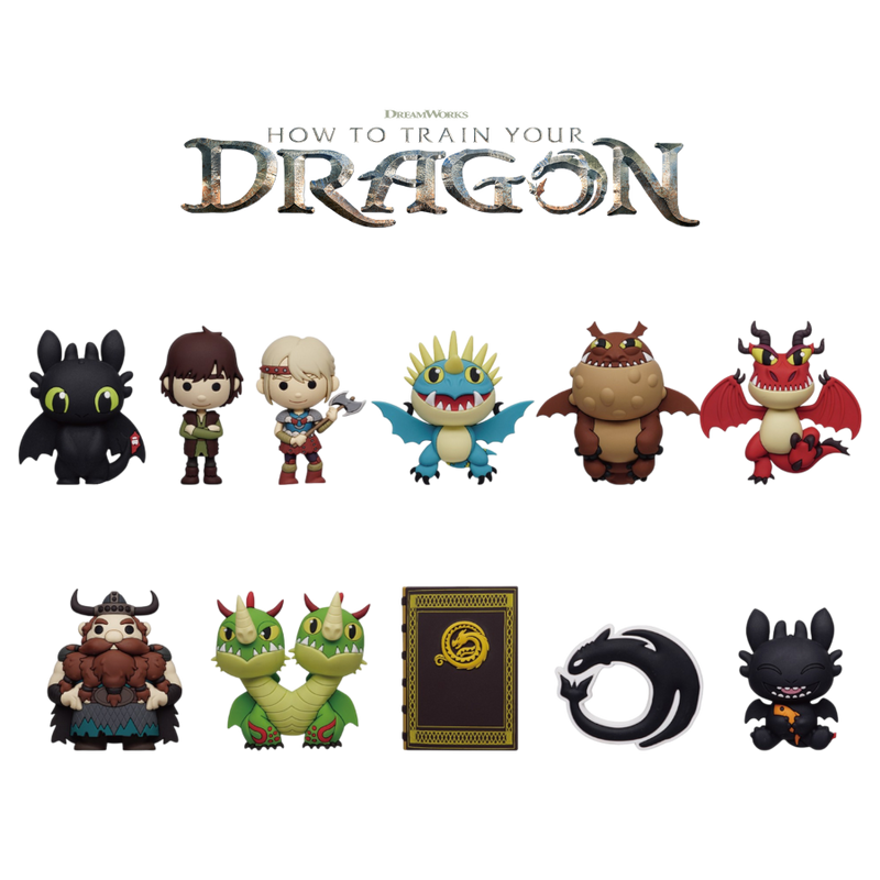 How to Train Your Dragon (2025) - 3D PVC Bag Clips S01 Blind Bag (Single)