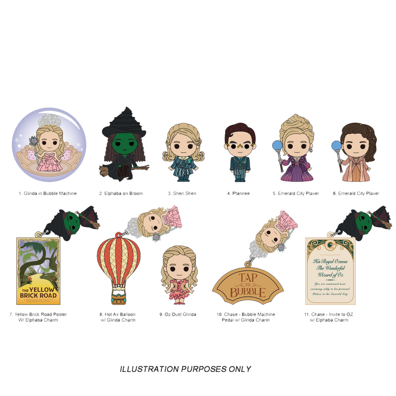 Wicked (2024) - 3D Foam Bag Clip Series 3 (Single)