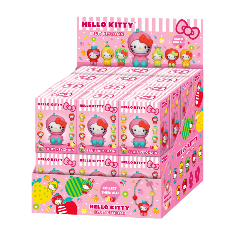 Hello Kitty - 3D Foam Fruit Blind Box Keychain (Single)