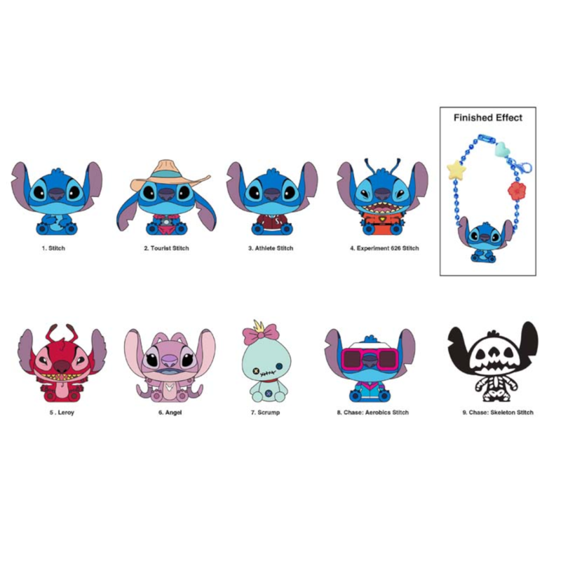 Lilo & Stitch - 3D Charm Bag Clip Blind Bag (Single)