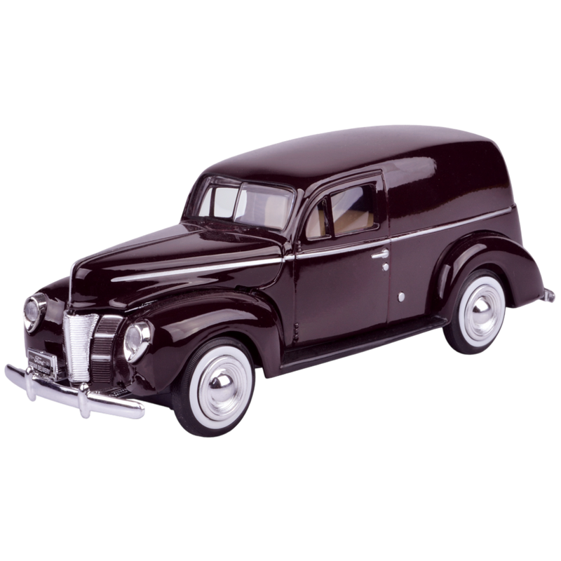 Timeless Legends - 1:24 Scale 1940 Ford Sedan Delivery [Burgundy]