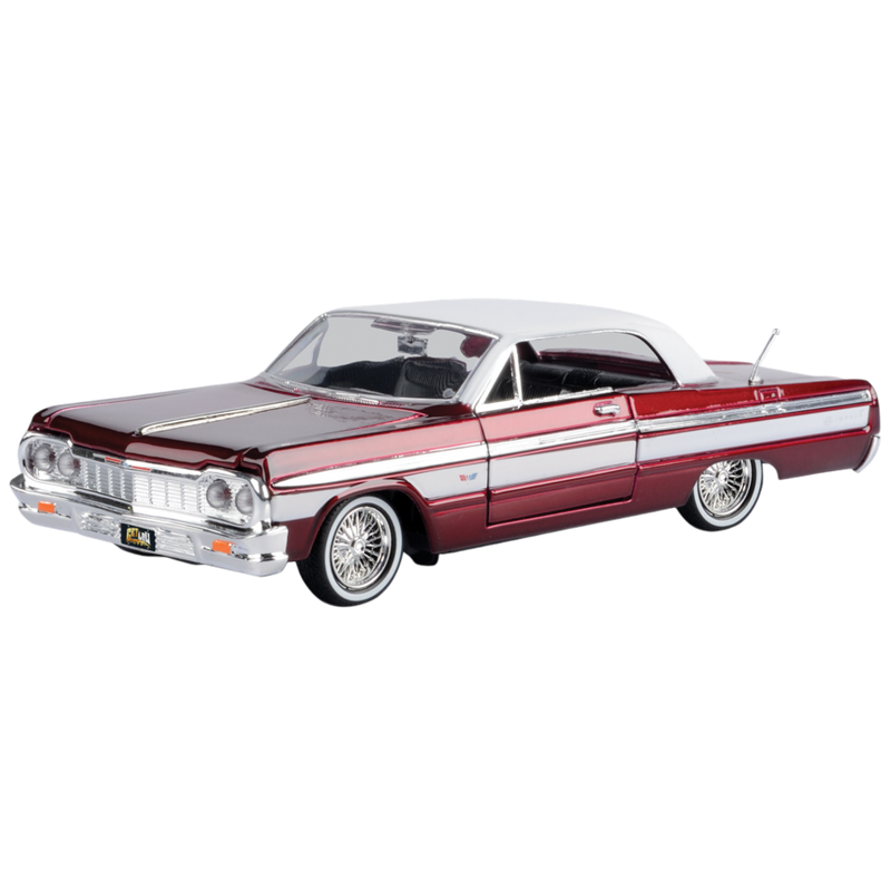 Get Low - 1:24 Scale 1964 Chevy Impala (Metallic Red)