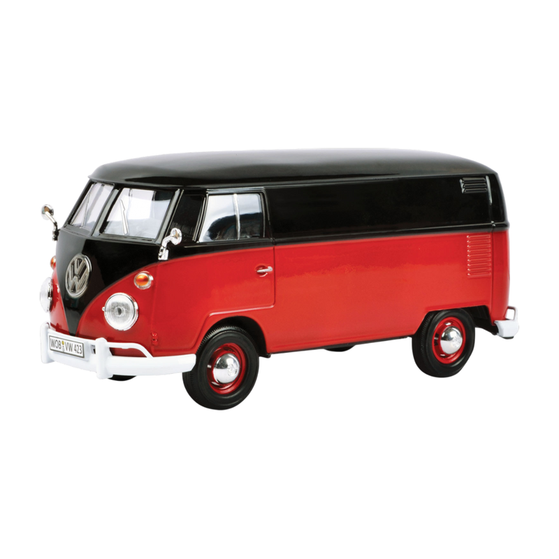 Timeless Legends - 1:24 Volkswagen Type 2 Delivery Van (Red/Black) Die-Cast Vehicle