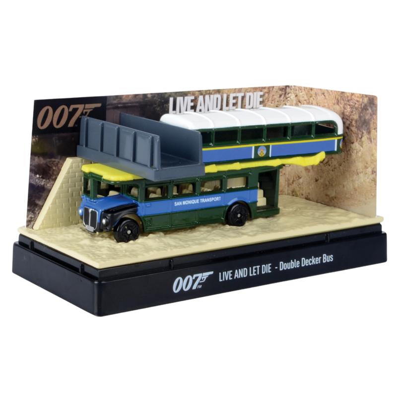 James Bond Collection - 3 Inch  Diorama Live And Let Die Double Decker Bus