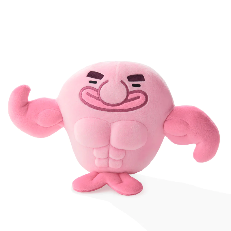 Blobby & Friends: Muscle Blobs - Handsome Blobby Plush