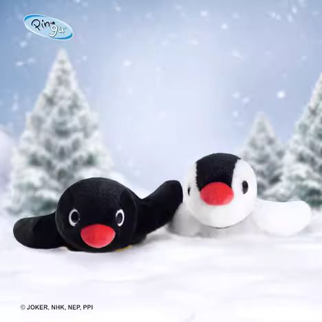 Pingu Winter Series: Gliding Pingu Plush
