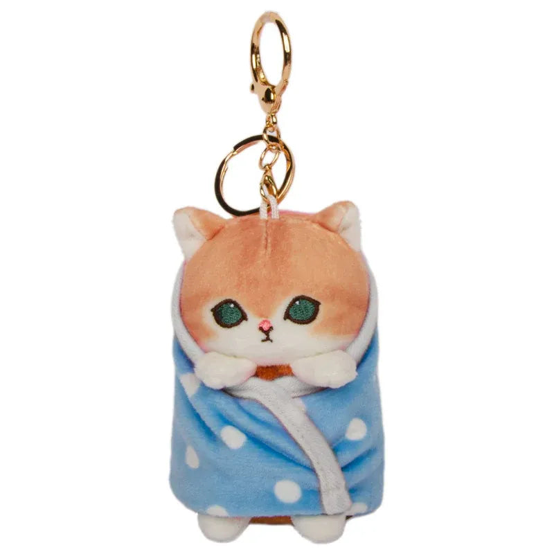 Mofusand: Quilt Series Keychain: Blue