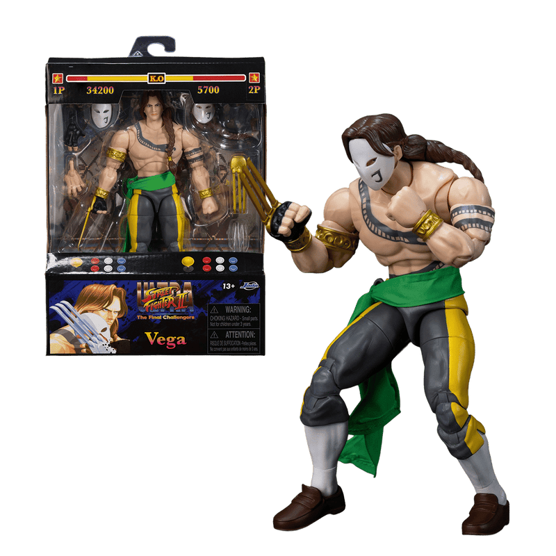 Street Fighter II - Vega Player 2 Deluxe Action Figure