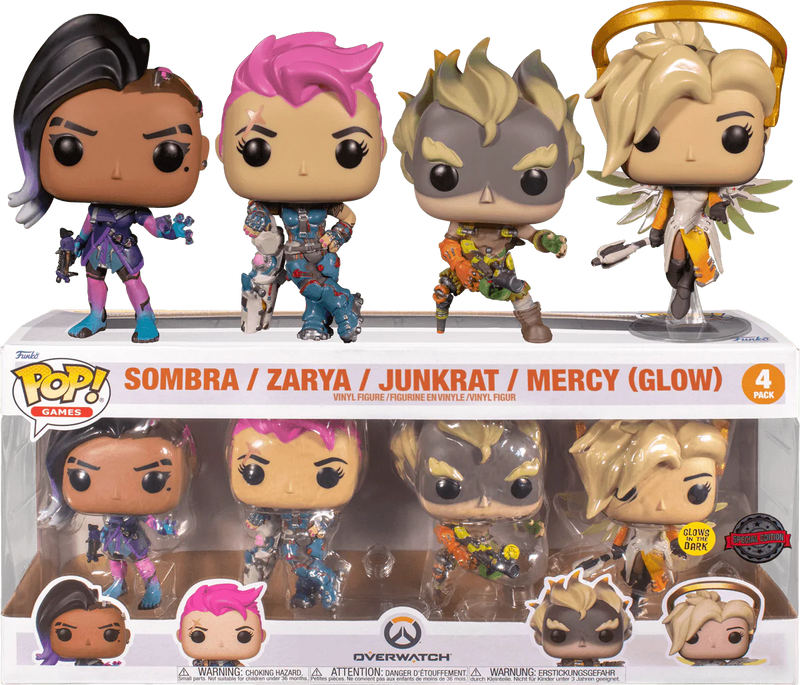 Overwatch - US Exclusive Pop! Vinyl 4 Pack