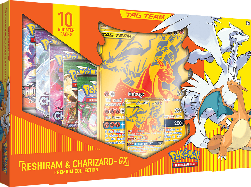 Pokemon TCG - Tag Team Charizard Reshiram GX Premium Collection