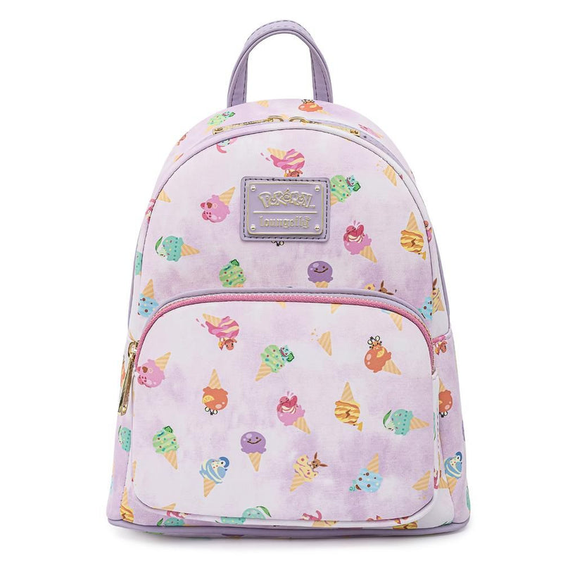 Pokemon - Ice Cream Acid Wash Denim Mini Backpack