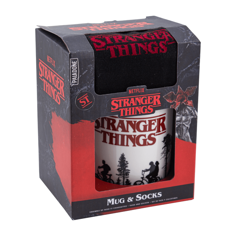 Stranger Things - Logo Mug & Socks Set