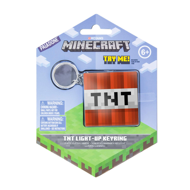 Minecraft - TNT Light Up Keyring