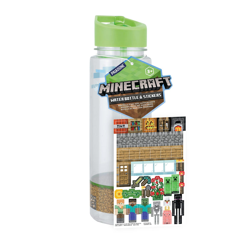 Minecraft - Water Bottle & Stickers