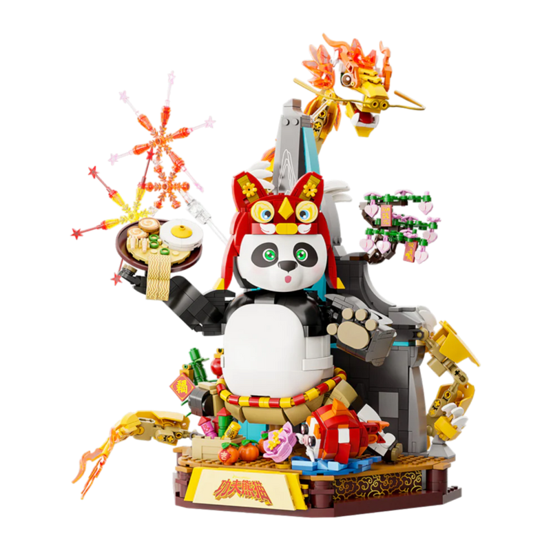 Kung Fu Panda - Dragon Warrior Spring Festival Special Edition Buildable Figure (1431pcs)