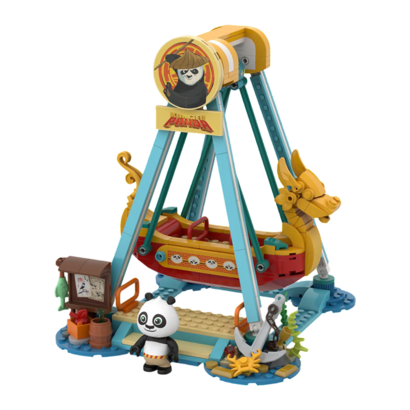 Kung Fu Panda - Adventure Park : Pirate Ship Ride (379pcs)