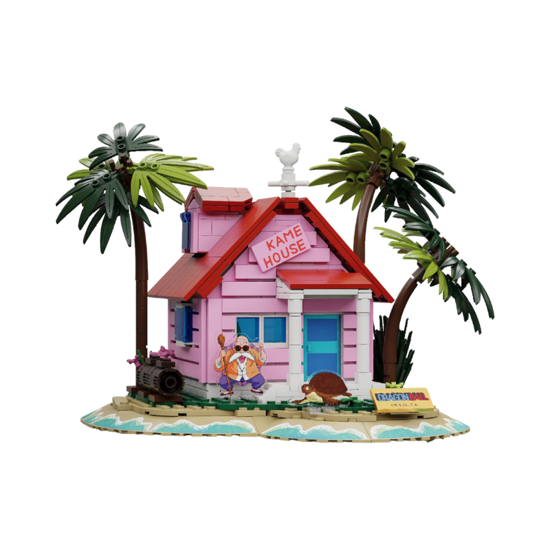 Dragon Ball - Kame House Construction Set with Acrylic Figures (660 Pieces)