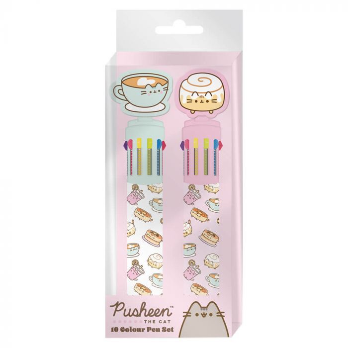 Pusheen: Breakfast Club - 10 Colour Pen Set