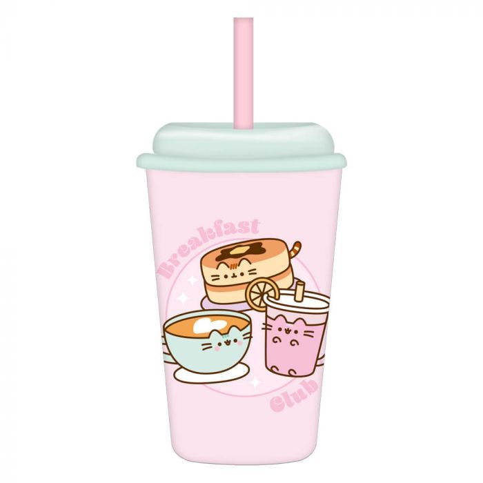 Pusheen: Breakfast Club - Tumbler and Straw