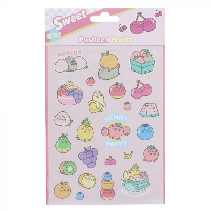 Pusheen: Fruits Stationery Collection - Scented Sticker Set