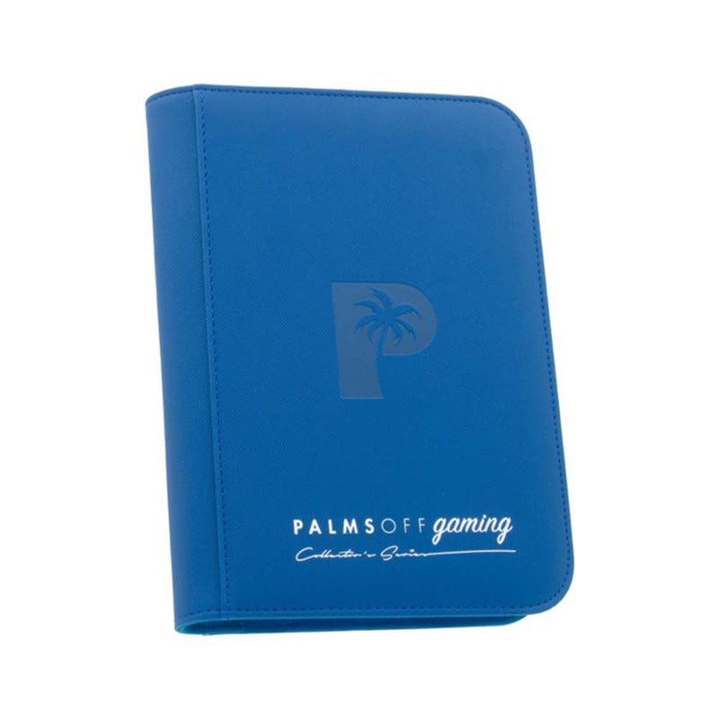 Palms Off Collector’s Series 4 Pocket Zip Binder – BLUE