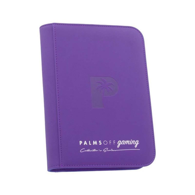 Palms Off Collector's Series 4 Pocket Zip Binder - PURPLE