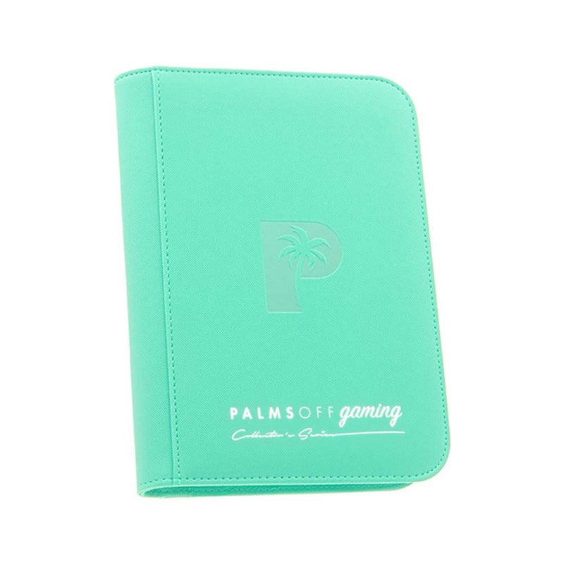 Palms Off Collector’s Series 4 Pocket Zip Binder – TURQUOISE