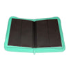 Palms Off Collector’s Series 4 Pocket Zip Binder – TURQUOISE