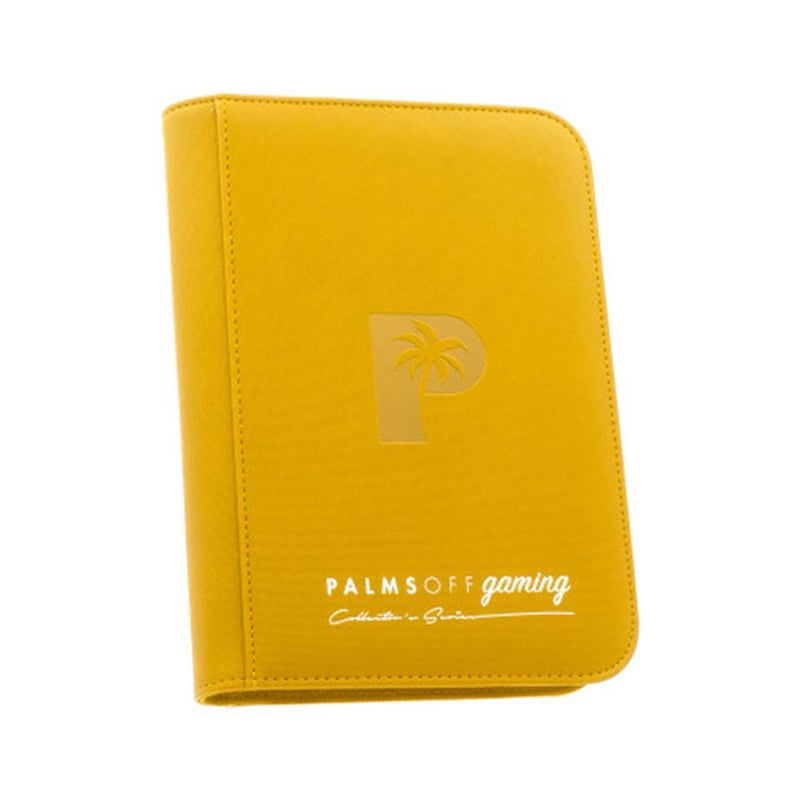 Palms Off Collector’s Series 4 Pocket Zip Binder – YELLOW