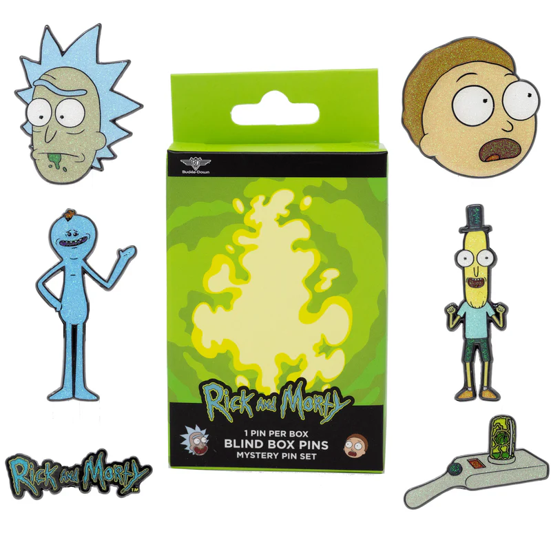 Rick & Morty Blind-Box Collectable Pin (Single)