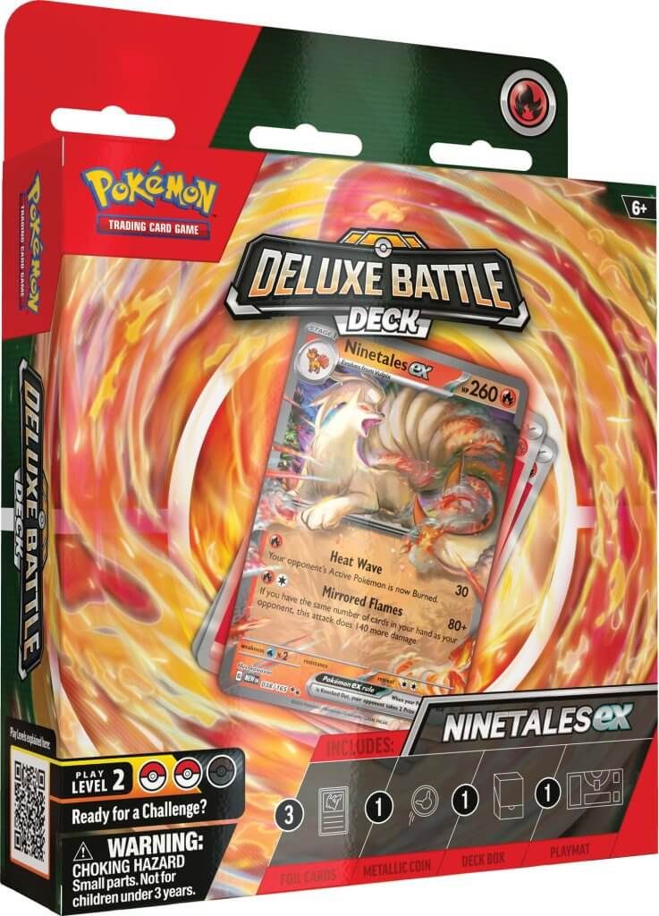 Pokemon TCG - Deluxe Battle Deck Ninetales ex OR Zapdos ex (Assorted Single