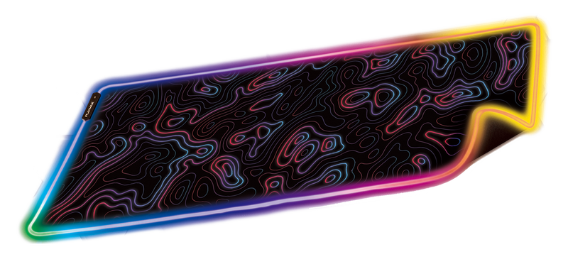 Playmax Aurora Topo Mouse Mat RGB