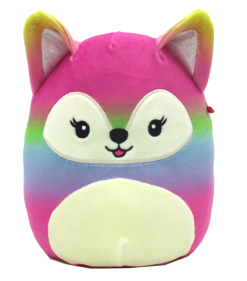 Squishmallows - Rainbow Fox Xenia 10 Inch Plush