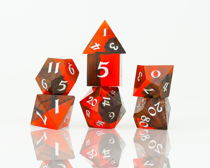 Sirius Dice – Dice Set – Crimson Grove (Limited Edition)