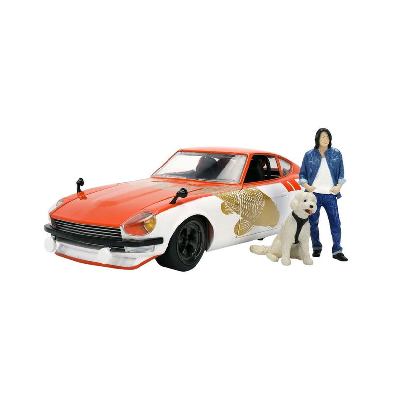 Sung Kang - 1:24 1971 Datsun 240Z Diecast Vehicle with Sung Kang & Dog figure