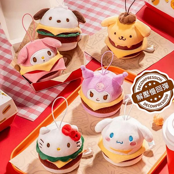 Sanrio: Hamburger Squishy Series Blind Bag (Single)