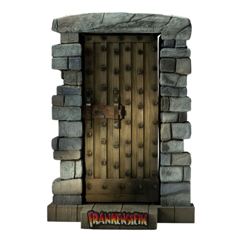 Universal Monsters - Frankensteins Cell Door 1/6 Scale Diorama