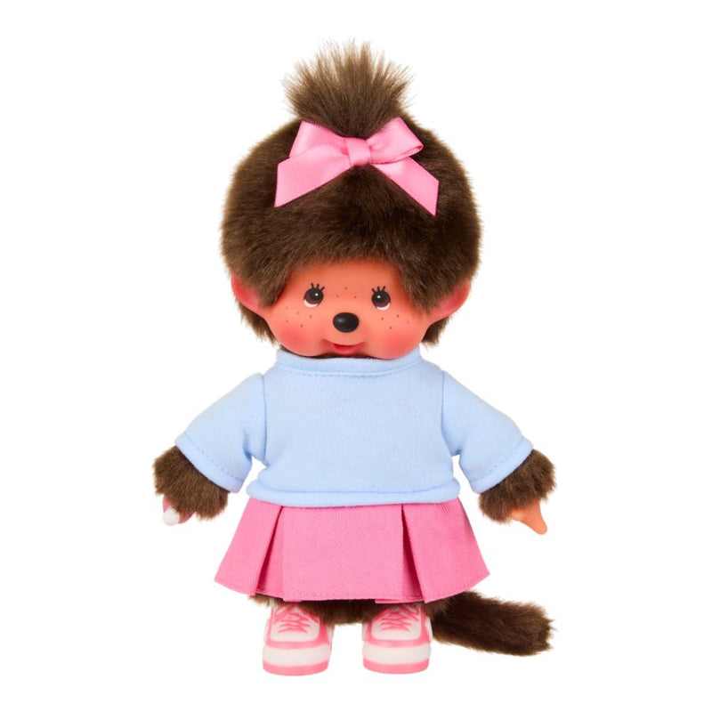 Monchhichi - Girl in Skirt & Sneakers Plush Doll