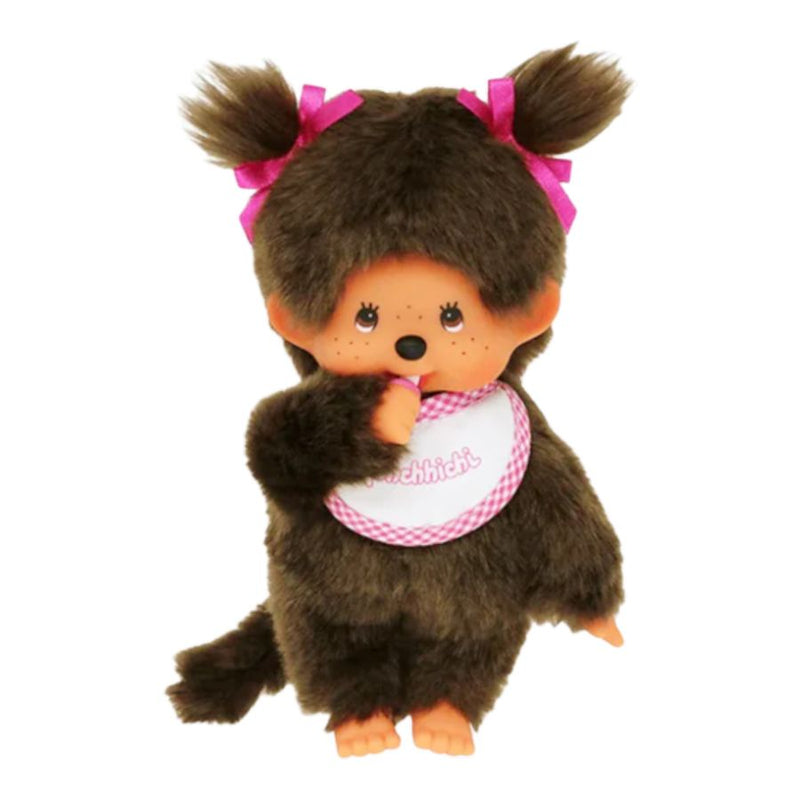 Monchhichi - Girl Basic Bib Plush Doll